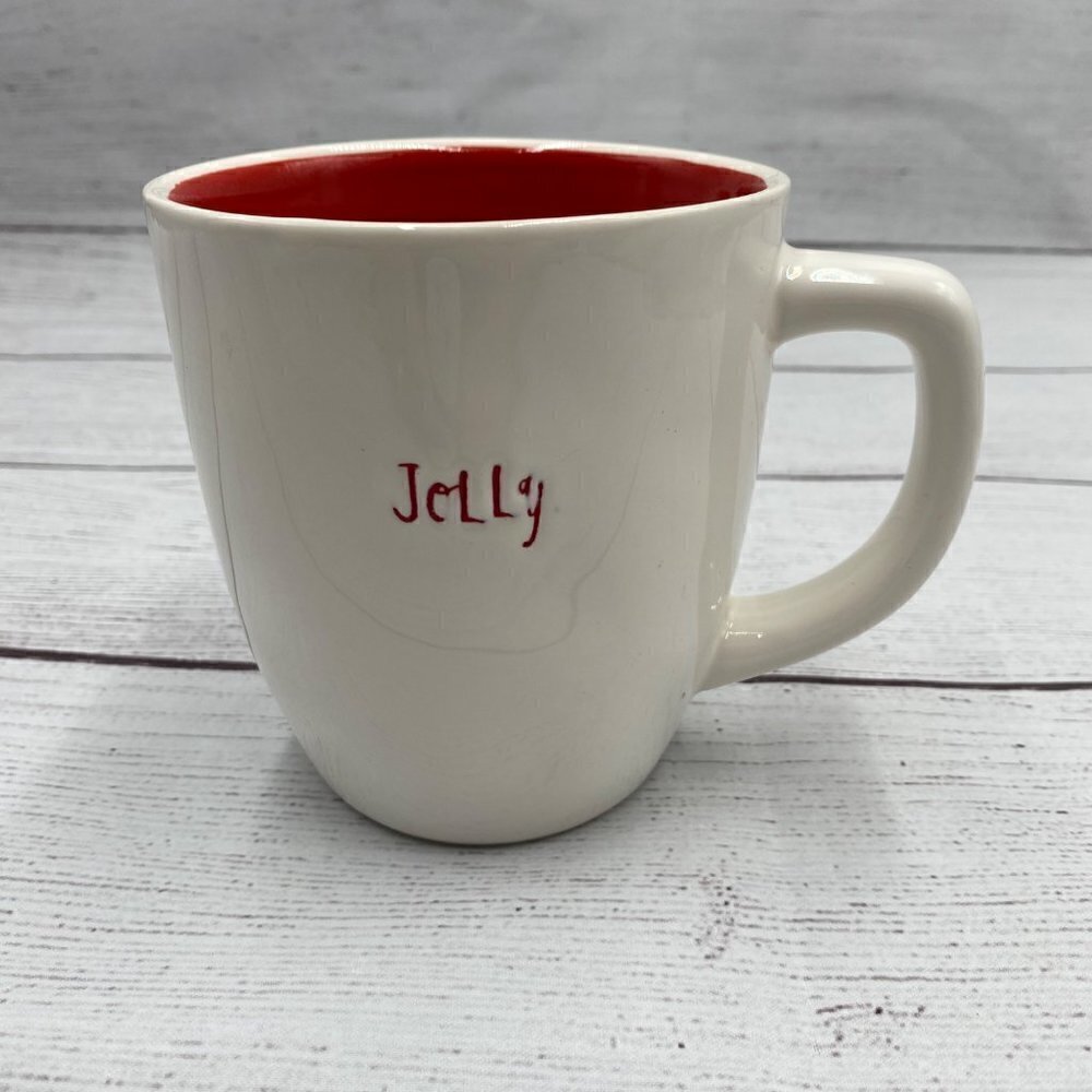 Rae Dunn Artisan Collection by Magenta  “Jolly” Coffee Cup